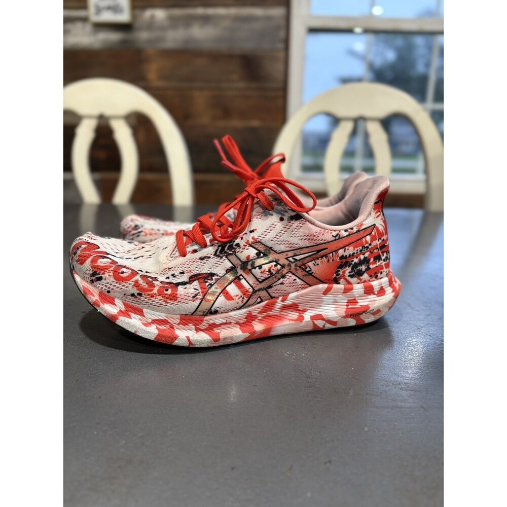 ASICS Noosa Tri 14 Women's Running Shoes Size 9.5Orange Pink FlyteFoam Triathlon